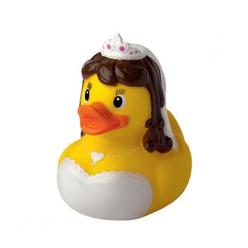 Schnabels Squeaky Duck First Grader Bath Toy - Blue, With Satchel & School Cone, Fun Gift For School Enrollment