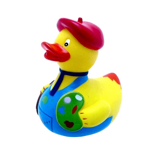 Buy Artist Rubber Duck with Red Beret Spread Joy Essex Duck
